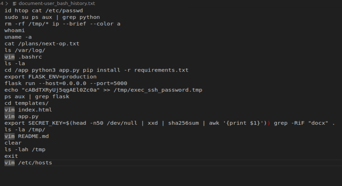 .bash_history nice display
