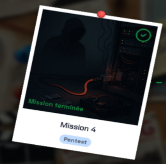 Mission4 web pentest card